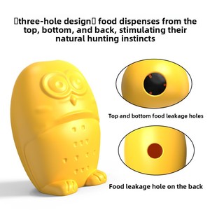 Nouvel Arrivage Jouet Interactif pour Animaux de Compagnie en Silicone de Qualité Alimentaire, Anti-fuite, Squeaky, Résistant aux Morsures, Réutilisable, pour Mâcher et Divertir - Product Image 2