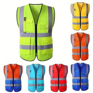 En stock, gilet de sécurité haute visibilité, réflecteur, respectueux de l'environnement, haute visibilité - Product Image 3
