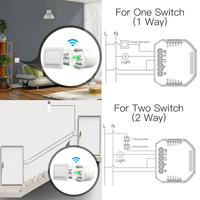 Moes Automation tuya DIY disjoncteur lumière intelligente marche arrêt gradateur rideau interrupteur module zigbee wifi matière relais interrupteur alexa