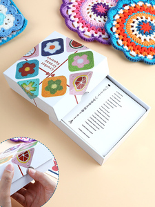 Kit de <span class=keywords><strong>crochet</strong></span> pour débutants, kits de <span class=keywords><strong>crochet</strong></span> carré <span class=keywords><strong>granny</strong></span> pour adultes, tutoriels d'apprentissage du <span class=keywords><strong>crochet</strong></span> pour débutants, kit de tricot - Product Image 5
