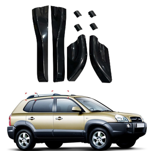 ที่คลุมป้องกันราวหลังคาสีดำสำหรับ Hyundai Tucson SUV 2004-2008สีเทาอุปกรณ์เสริมภายนอก - Product Image 6