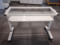 Patas plegables de hierro para escritorio con soporte de computadora de escritorio Muebles de oficina Patas de mesa Soporte de mesa plegable de metal