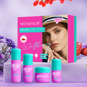 Produits pour le visage végétaliens biologiques personnalisés Ensemble de soins de la peau <span class=keywords><strong>anti</strong></span>-âge Ensemble cosmétique Wolfberry Ensemble de soins de la peau Ziziphus Jujuba pour femmes OEM - Product Image 1