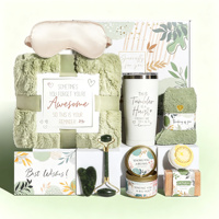 Coffret cadeau spa pour femmes, anniversaire, coffret de soins personnels unique, panier de bain, bougie parfumée, bombe de bain pour maman, épouse, amie
