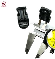 Serrure de sac à dos de 16mm avec boucle de dégagement latérale en plastique pour sac à dos pour accessoires de pièces de sac