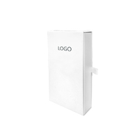 Boîte à parfum de luxe haut de gamme personnalisée, petite, en carton, avec tiroir coulissant, emballage en matériaux recyclés, doublure en éponge, laminage mat