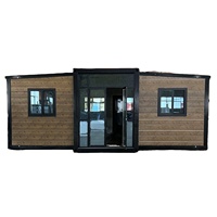 Maison conteneur pliable 20 pieds 40 pieds 3 chambres 2 salles de bain Villa préfabriquée de luxe à ossature acier Vente directe usine