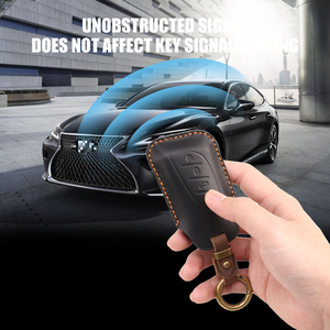 Funda de Cuero para Llaves de Coche, Bolsa para Llaves Inteligentes de Coche para Lexus ES350 LC500 LC500h LS500 LS500h GX460 LS500 UX250h - Product Image 4