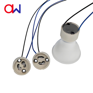 AWL Ceramic G10 <b>Lamp</b> <b>Holder</b> Light <b>Base</b> Lampholder With 25cm Wire - Product Image 2