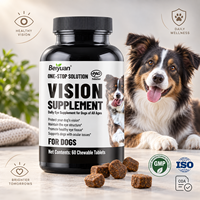 Comprimés à croquer pour la vision des chiens : Lutéine, Zéaxanthine, Vitamines, Antioxydants, Huile de poisson 2,5g/unité – Bouteilles pour toutes les étapes de vie