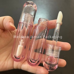 ISMAN - Tubo Ovalado de Lujo para Brillo Labial de 6 ml, con Decoración de Corazón en el Interior de la Tapa, Aplicador Grande, Envase Cosmético Vacío de ABS, Venta al por Mayor, Logotipo Personalizado - Product Image 2