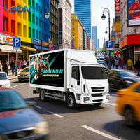 Panneau publicitaire LED mobile pour camion, écran vidéo extérieur pour véhicule utilitaire