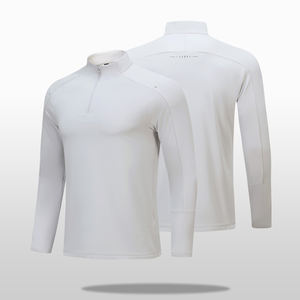 T-shirts d'entraînement à manches courtes respirants pour hommes et femmes Chemises de sport à séchage rapide pour la course à pied d'été en ville Motif solide - Product Image 3