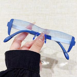 Lunettes de lecture unisexes, monture en PC, légères, protection contre la lumière bleue, double usage pour hommes et femmes - Product Image 1