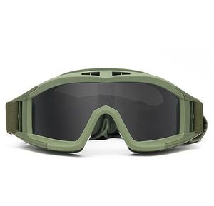 Lunettes anti-buée tactiques d'extérieur Lunettes de ventilateur polarisées de l'armée de criquet pèlerin pour CS Sports 3 Portable Interchangeable Anti-Impact - Product Image 6