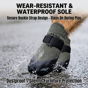 Chaussettes imperméables <span class=keywords><strong>pour</strong></span> <span class=keywords><strong>chien</strong></span>, protection antidérapante <span class=keywords><strong>pour</strong></span> pattes, bottes <span class=keywords><strong>pour</strong></span> <span class=keywords><strong>chien</strong></span> <span class=keywords><strong>pour</strong></span> pavés chauds, <span class=keywords><strong>pour</strong></span> toutes les saisons, vêtements <span class=keywords><strong>pour</strong></span> animaux de petite à grande taille - Product Image 2