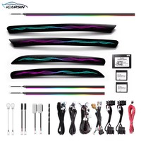 Kit d'éclairage LED d'ambiance dynamique style OEM pour Audi A5 Coupé B8 S5 RS5 2008-2016, garniture intérieure de voiture à deux portes, amélioration de l'éclairage intérieur