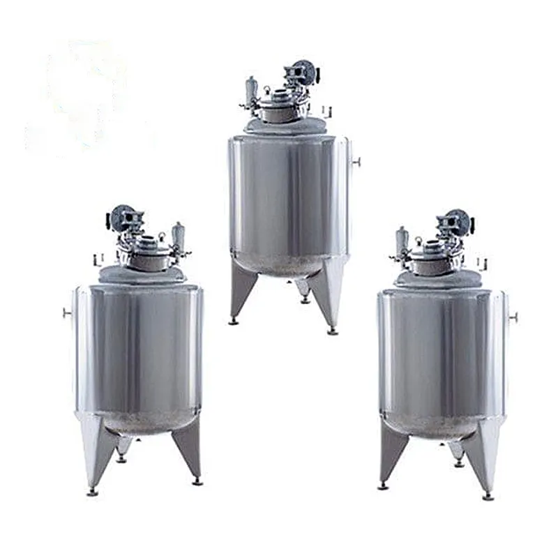 0.5 m3 - 100 m3 yüksek hacimli kapasiteli paslanmaz çelik reaksiyon su ısıtıcısı karıştırma tankı karıştırma davul mevduat