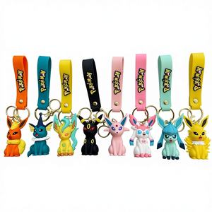 ขายดี พวงกุญแจอนิเมะโปเกมอน 3 มิติ ทำจากพีวีซี พร้อมปรับแต่งขนาดได้ วัสดุยางและซิลิโคน - Product Image 1