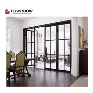 Puerta de Entrada de Acero de Diseño Francés Moderno para Exteriores de Casas en Oferta, con Doble Panel de Vidrio Templado Aislante y Aislamiento Acústico - Product Image 3