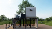 Conteneurs de cabine préfabriqués Apple House Maison Moderne Cabine Apple House