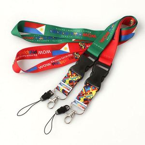 Adjustable <b>Breakaway</b> Nylon Holder Neck Cord Strap Black <b>Lanyard</b> with Clip <b>Lanyard</b> - Product Image 2