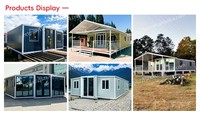 Maison Conteneur 2 3 Chambres Luxe Mobile Villa Hôtelière 40 Pieds 20 Pieds Maison Préfabriquée Modulaire Extensible
