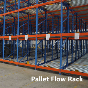 Tùy chỉnh trọng lực dòng chảy Pallet Con lăn Kệ hệ thống nhiệm vụ nặng nề Pallet dòng chảy giá - Product Image 2