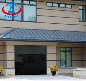 ZHTDOORS Estructura robusta y práctica Espejo Avance Puertas de garaje de vidrio para hogares 8x8 - Product Image 1