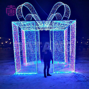 Lampes décoratives LED 3D IP65 pour boîte cadeau, pour extérieur, Noël, jardin, festivals et décorations de nuit saisonnières - Product Image 6