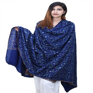 Chal de Pashmina para Mujer_ Nuevo Chal de Pashmina 2026, Simple y Moderno, Casual, Suave y Cómodo para Uso Diario, Azul Étnico - Product Image 1