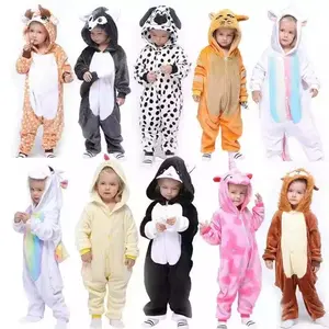 Kigurumi Kids Pajamas Unicorn Pajamas For Children Animal Cartoon Blanket Baby Costume Winter Boy Girl Licorne One Sie