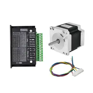 SeekEC Nema 23 23HS5628 Motor Stepper 57 Motor 2.8A dengan TB6600 4A Penggerak Motor Stepper NEMA 17 23 untuk CNC dan Printer 3D