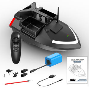 Flytec V801 contrôle à une main 3 réservoirs d'appâts 2KG bateau de charge avec veilleuse 500M Navigation automatique RC carpe pêche bateau d'appâts - Product Image 2