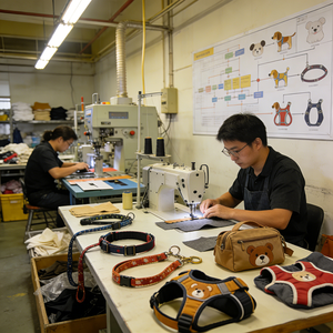 Reflective <b>Dog</b> <b>Harness</b> Leash Collar Set Adjustable No Pull Pet Walking Set for Small <b>Medium</b> <b>Dogs</b> OEM/ - Product Image 6