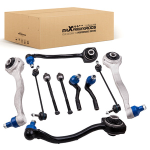 MaXpeedingrods Bras de contrôle de la <span class=keywords><strong>suspension</strong></span> 10 Pcs Grand jeu de bras pour Mercedes W203 Classe C Essieu avant L & R Embout de biellette de direction - Product Image 2