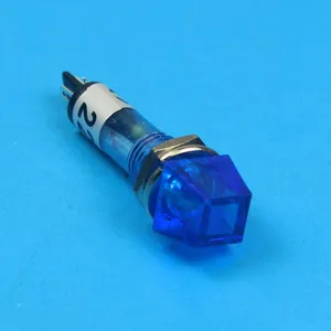 Geel/Groen/Blauw/Wit 12V 24V 110V 220V Led-Indicator 22Mm 8led Hoge Heldere Dia Oranje Signaallamp