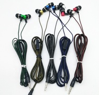 Earphone Cantell Harga Terjangkau Berkabel In-Ear dengan Mikrofon Handsfree, Headset Stereo 3.5mm, Kabel 1m