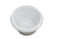 Grande boîte de rangement ronde en plastique 1.72kg PP matériel panier de pastèque pour nourriture vêtements jouets articles secs