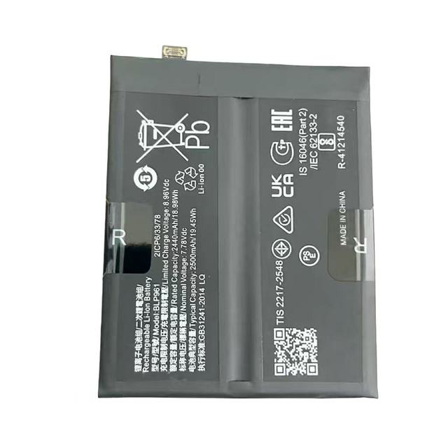 Lithium-ion Battery 8.96V/100W 2440mAh BLP961 Replacement for OPPO Find X6 Pro Mobile Phones in Stock XYN OEM Black