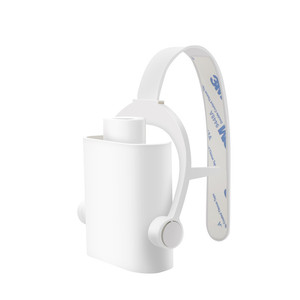 Ensemble de brosses de toilette avec manche long et poils doux, à fixer au mur pour le nettoyage de la salle de bain, blanc - Product Image 3