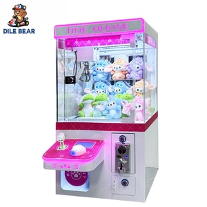 Di alta qualità simpatico orso gru macchina bambola giocattolo garanzia di 1 anno metallo di plastica a gettoni prezzo all'ingrosso di fabbrica per negozi di articoli da regalo - Product Image 1