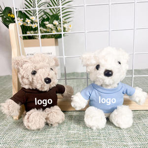 18cm Tişörtler Peluş Oyuncak Ayılar Anahtarlık Kolye Çanta Süsleri Küçük Hediyeler Hediyelik Eşyalar ve Özelleştirilebilir LOGOLAR - Product Image 1