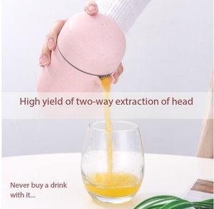 Mini-presse-agrumes manuel portable pour oranges et citrons, presse-fruits multifonction à rotation manuelle à pression lente - Product Image 3