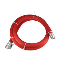 Tuyau d'aspiration flexible haute pression en TPU de 2,5 pouces avec raccord BSP Camlock pour évacuation d'eau, accessoire pour équipement de lutte contre l'incendie