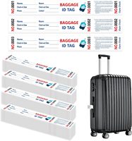 Étiquette de bagage personnalisée avec logo d'usine, haute qualité, robuste, pour hôtel, vente en gros, offre spéciale
