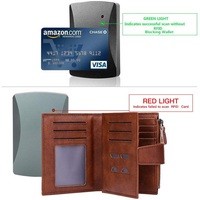 Dompet Kulit Ramping Vintage Pria, Dompet Gaya Vintage dengan Saku Koin