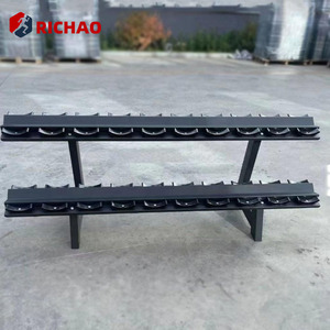 Home Gym Strength Training Equipment 2 Layer Hex <strong>Dumbell</strong> Rack Commercial Dumbbell 10 Pairs 2 Tier Dumbbell Rack <strong>Stand</strong> - Product Image 2