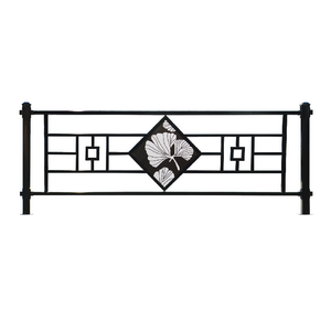 Barrière de sécurité routière en acier avec bandes bleues, revêtement en poudre, pour isolation des trottoirs, usage municipal - Product Image 3