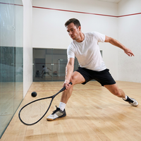 Raquettes de squash ultra-légères de niveau Elite entièrement en carbone, cordées de compétition, modèle SR-01, fabriquées en Chine pour l'entraînement